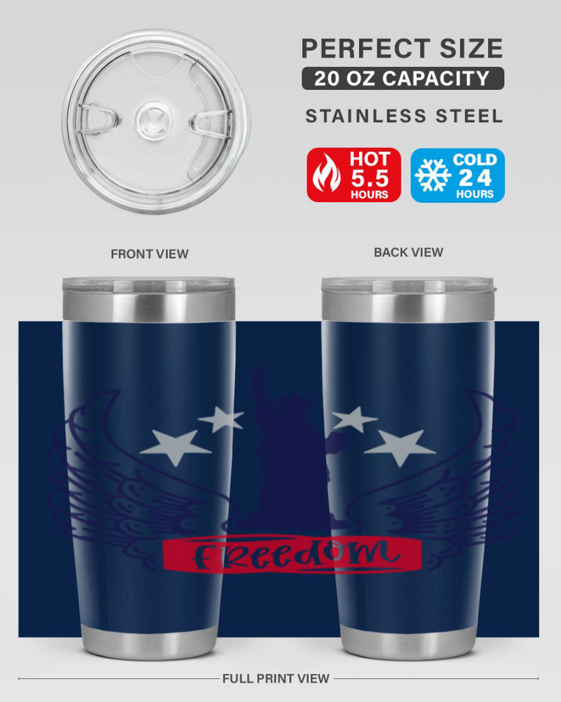 Freedom Style 150#- Fourt Of July- Tumbler