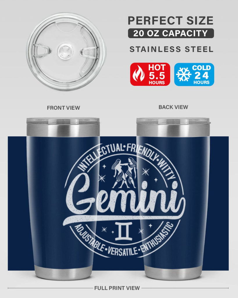Gemini 226#- zodiac- Tumbler