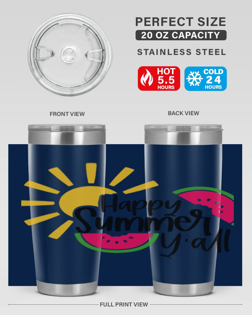 Happy Summer Yall Style 41#- summer- Tumbler
