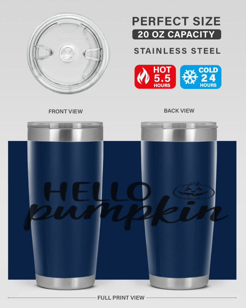 Hello Pumpkin 286#- fall- Tumbler