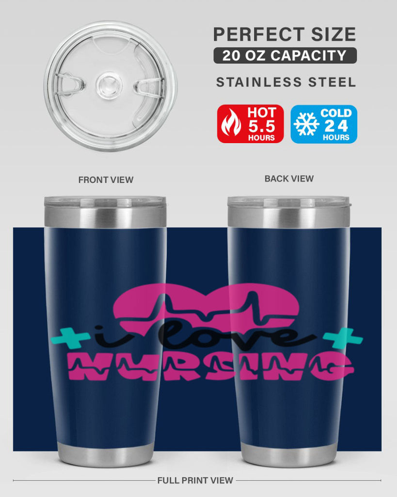 I Love Nursing Style Style 170#- nurse- tumbler