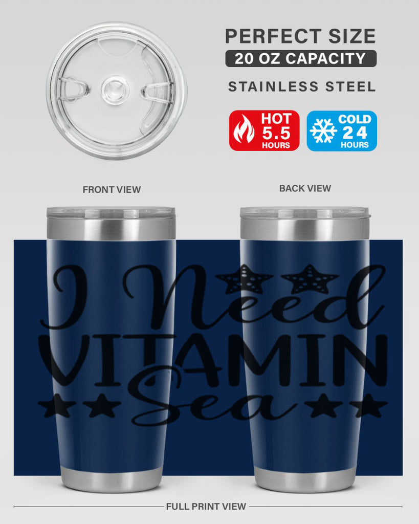 I Need Vitamin Sea 232#- mermaid- Tumbler