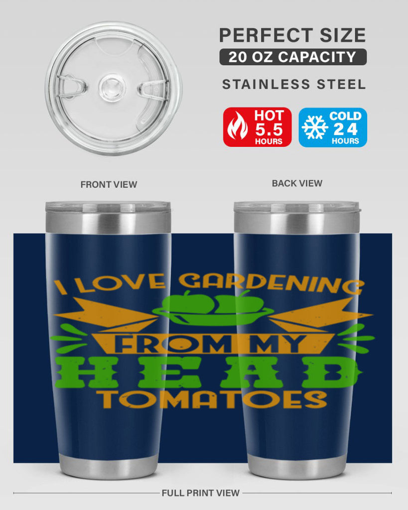 I love gardening from my head tomatoes 54#- farming and gardening- Tumbler
