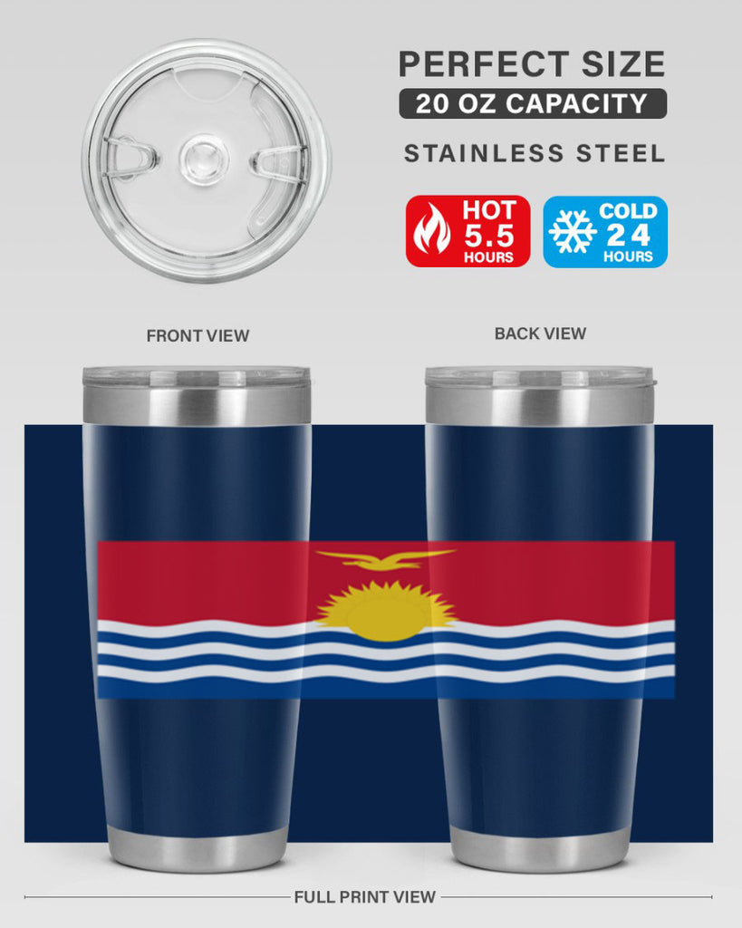 Kiribati 109#- world flags- Tumbler