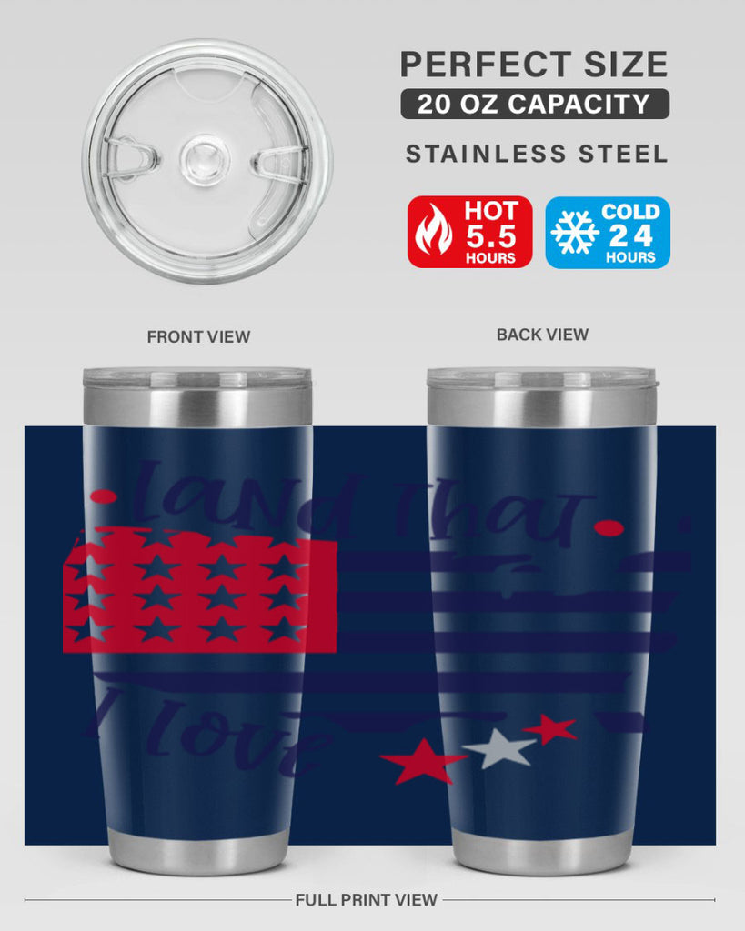 Land That I Love Style 158#- Fourt Of July- Tumbler