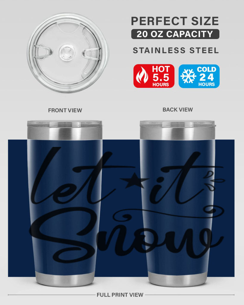 Let it snow 292#- winter- Tumbler