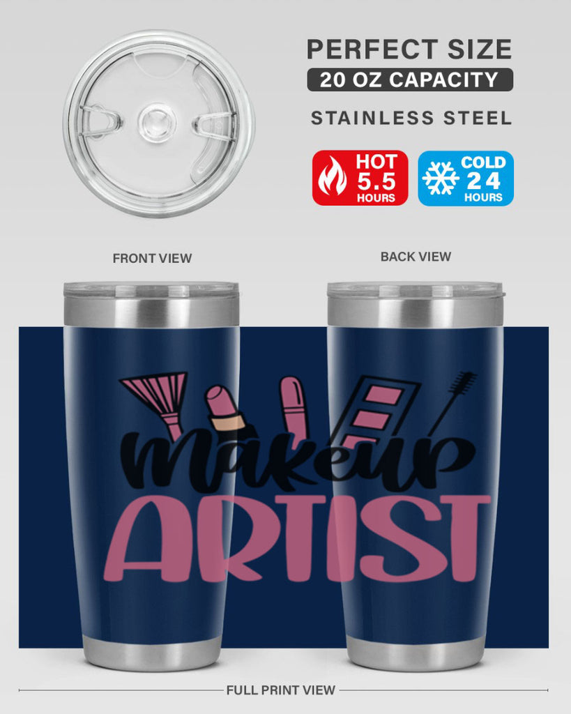 Makeup Artist Style 52#- make up- Tumbler