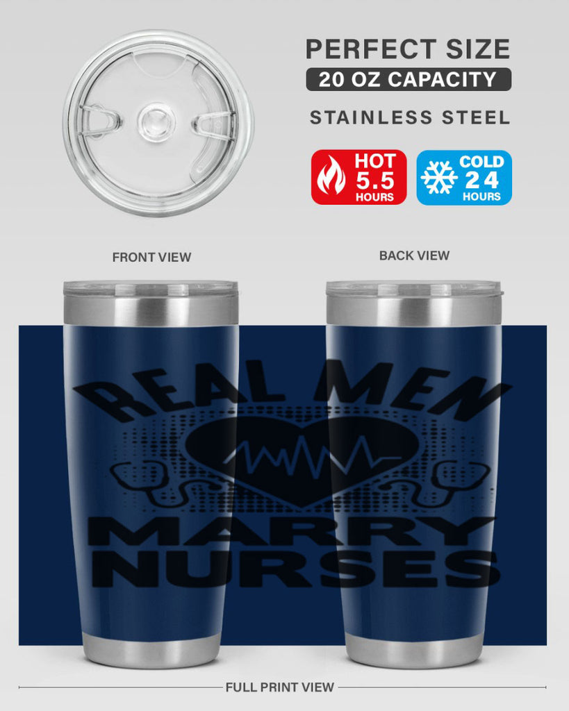 Real men Style 253#- nurse- tumbler