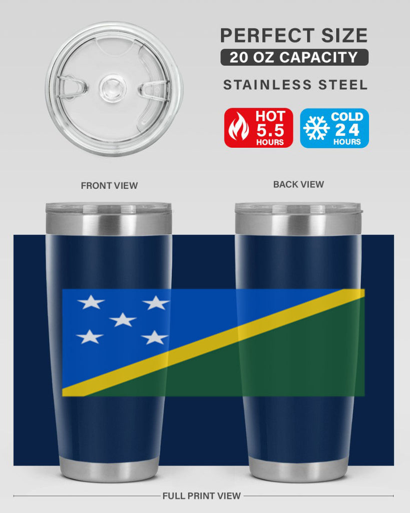 Solomon Islands 38#- world flags- Tumbler