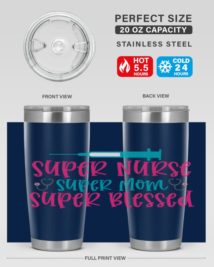 Super Nurse Super Mom Style Style 24#- nurse- tumbler