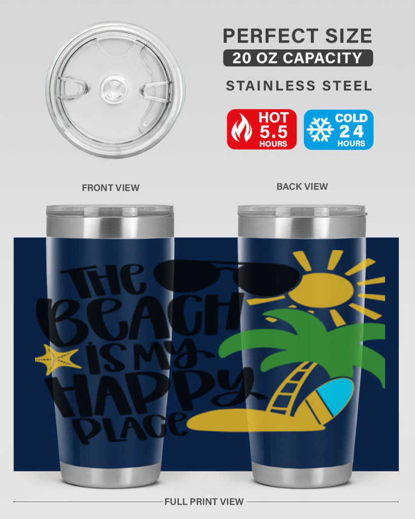 The Beach Is My Happy Place Style 12#- summer- Tumbler