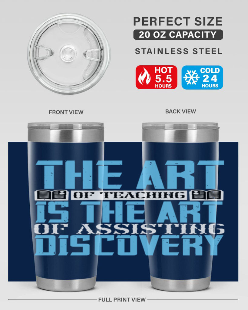 The art of teaching is the art of assisting discovery Style 15#- coaching- tumbler