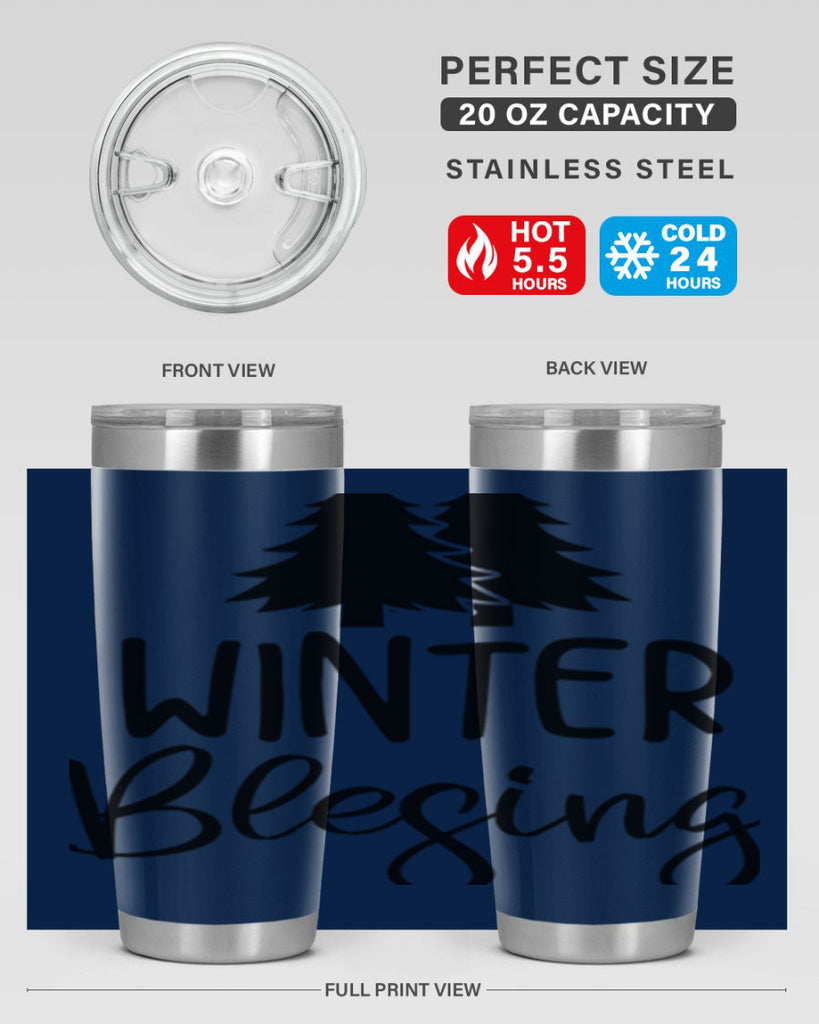 Winter Blesing483#- winter- Tumbler