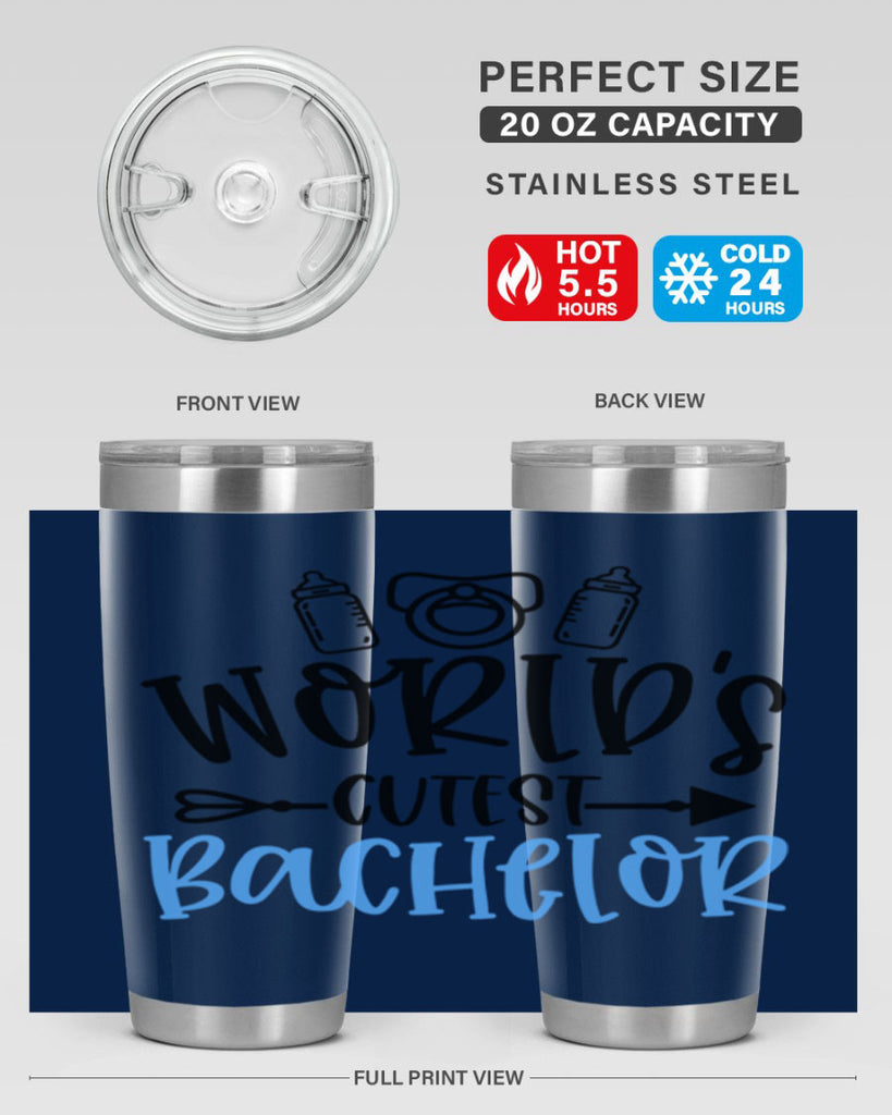 Worlds Cutest Bachelor Style 13#- baby- tumbler