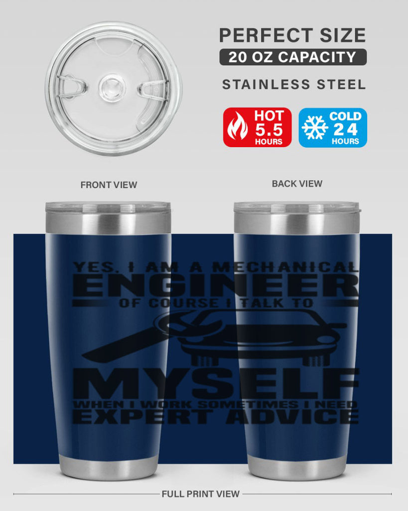 Yes I Am A Mechanical Style 1#- engineer- tumbler