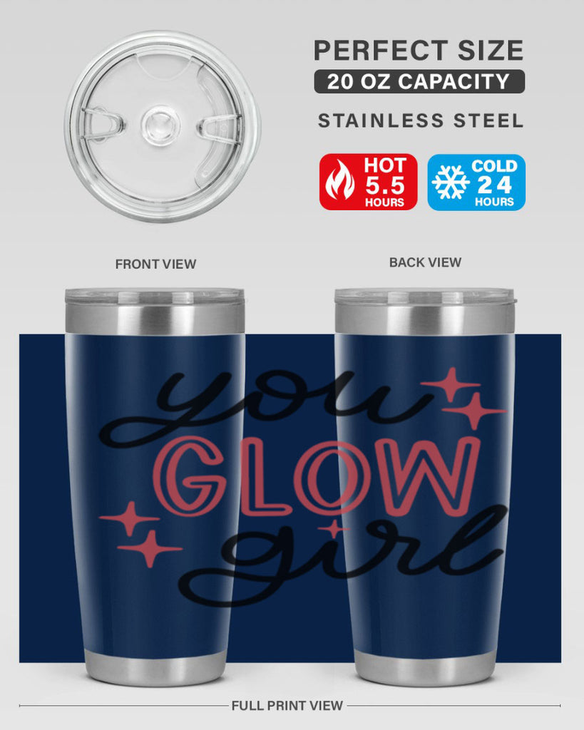 You Glow Girl Style 5#- make up- Tumbler