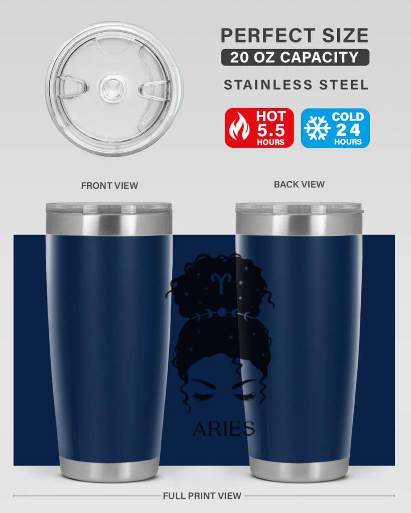 aries 132#- zodiac- Tumbler