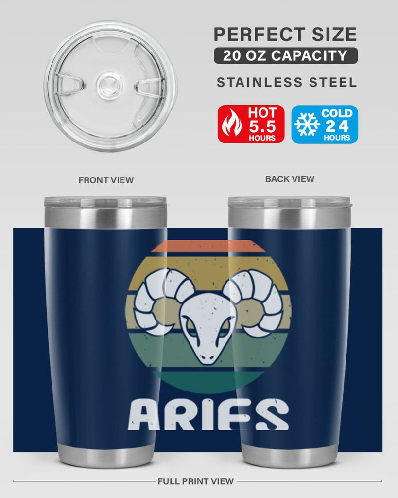 aries 134#- zodiac- Tumbler