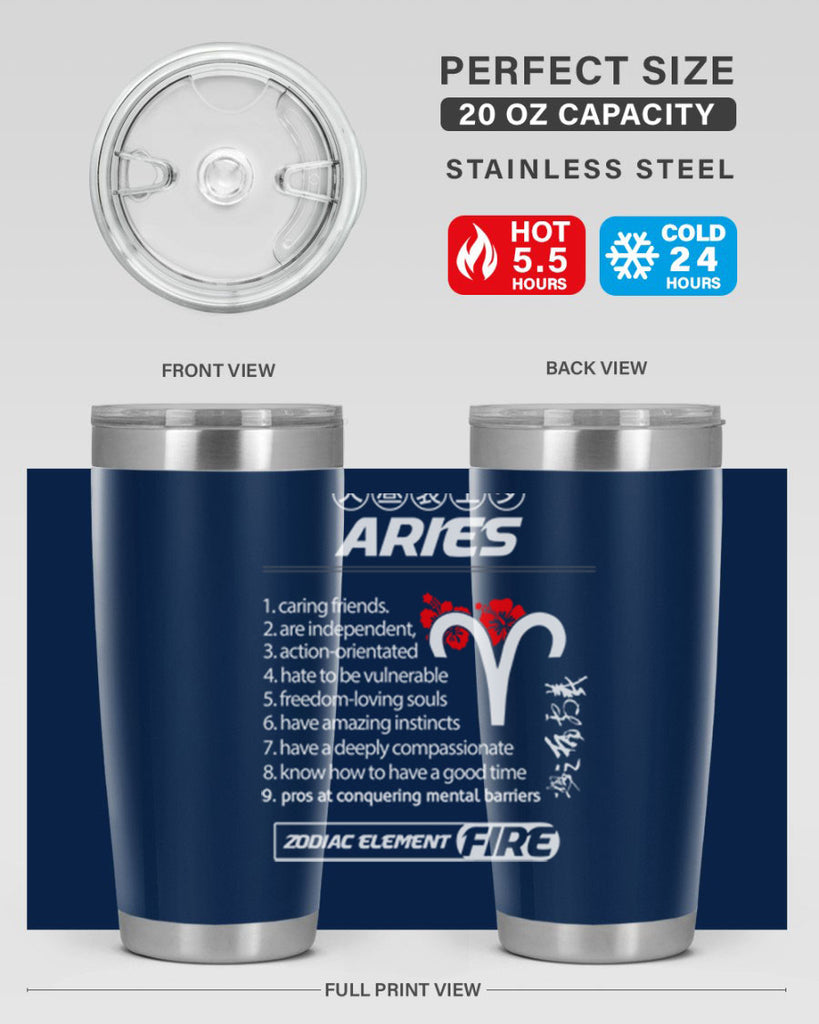 aries 137#- zodiac- Tumbler