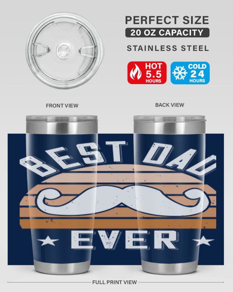 best dad ever 124#- fathers day- Tumbler
