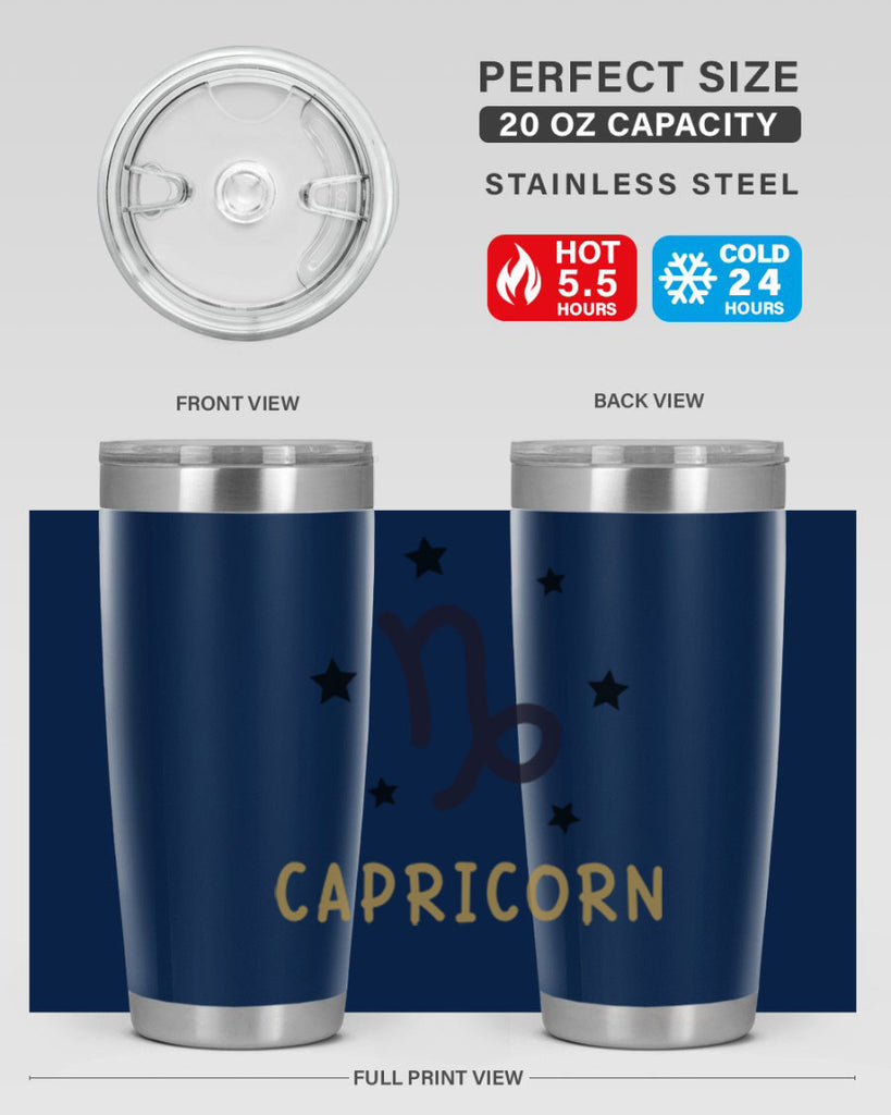 capricorn 206#- zodiac- Tumbler