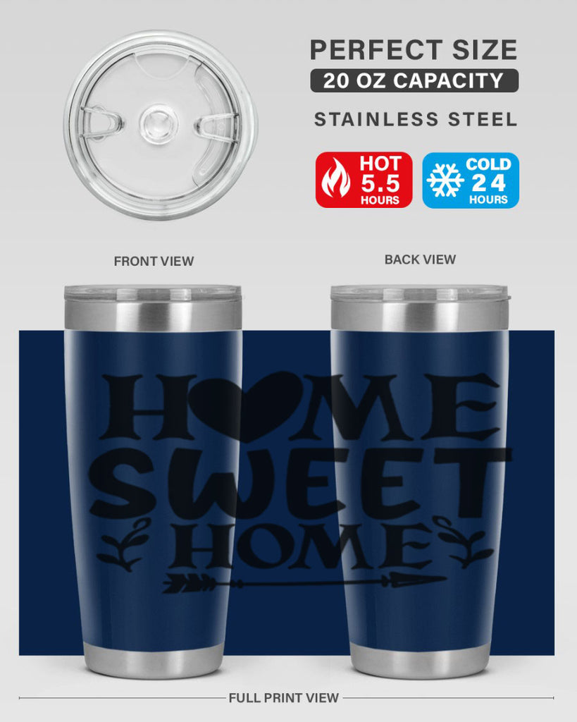 home sweet home 27#- home- Tumbler