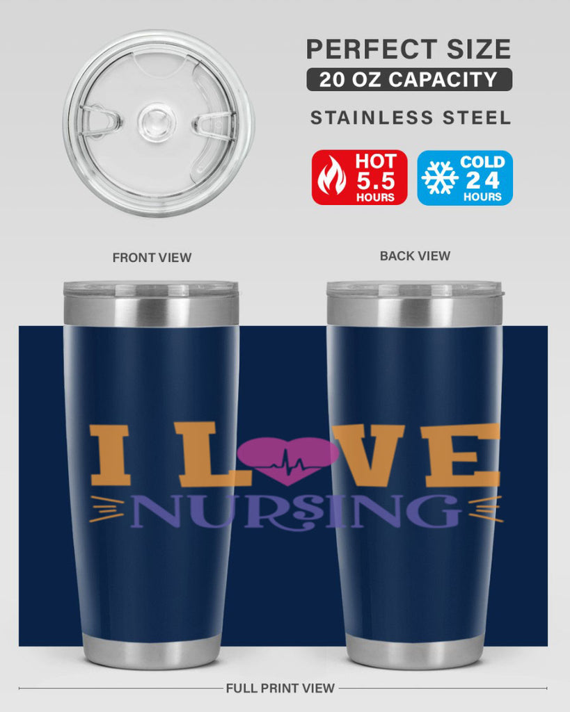 i love nursing Style Style 173#- nurse- tumbler