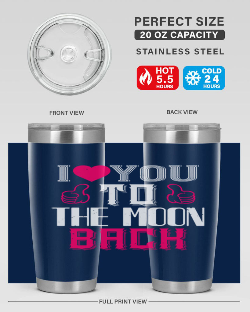 ilove you to the moon beach 49#- valentines day- Tumbler