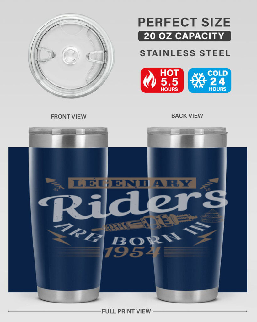 legendary riders are born in Style 60#- birthday- tumbler
