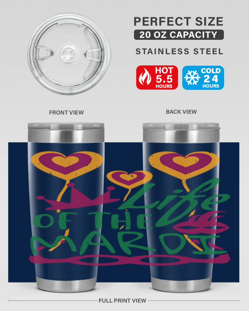 life of the mardi 49#- mardi gras- Tumbler