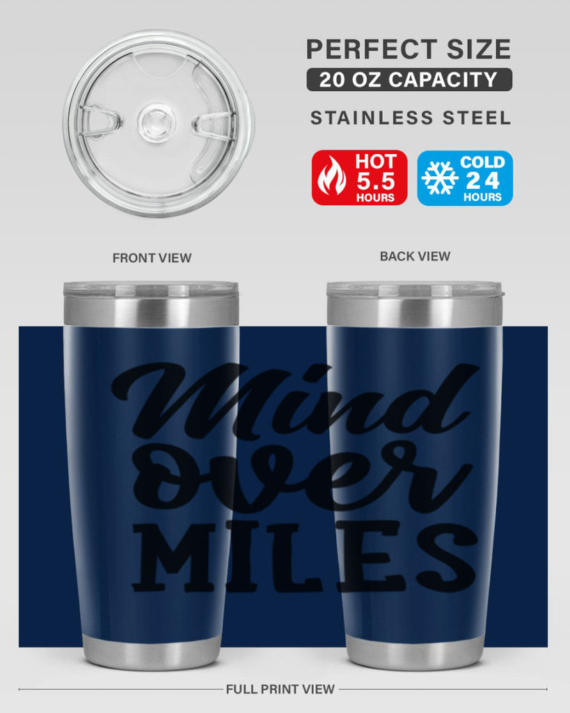 mind over miles 28#- gym- Tumbler