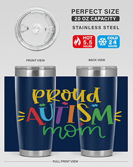 proud autism mom Style 35#- autism- Tumbler
