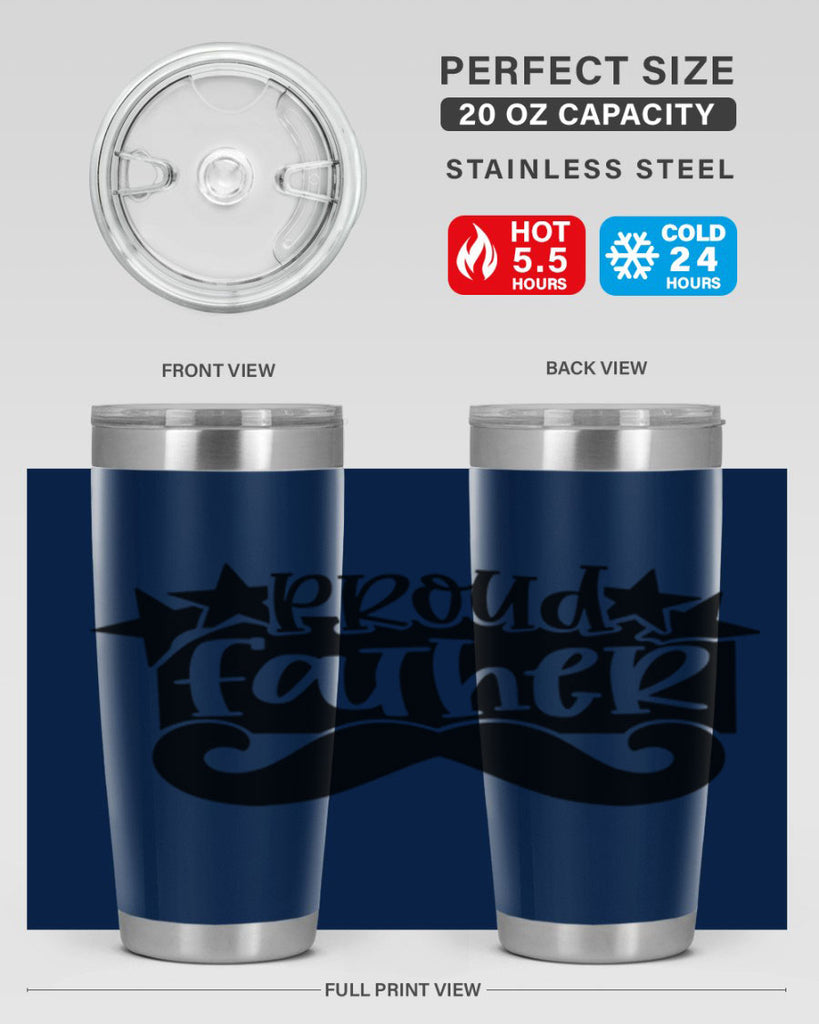 proud father 21#- fathers day- Tumbler