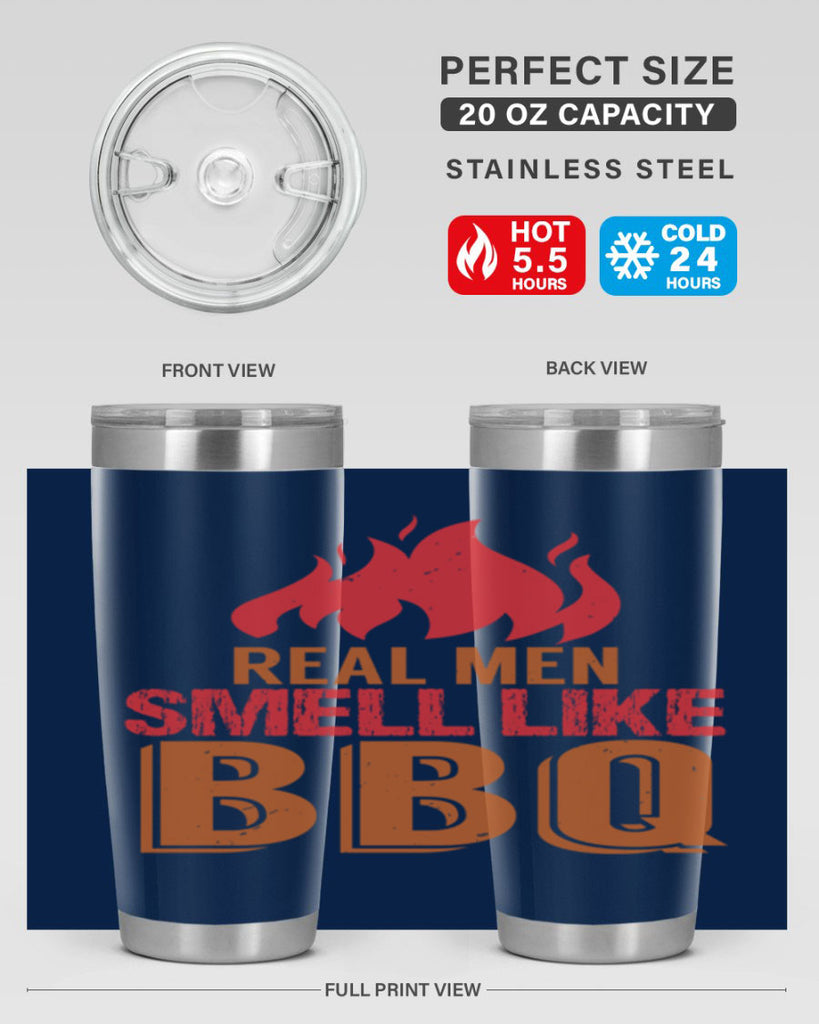 real men smell like bbq 16#- bbq- Tumbler