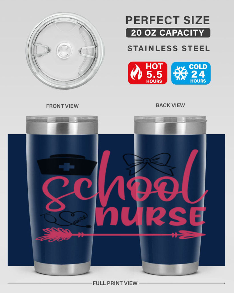 school nurse Style 354#- nurse- tumbler