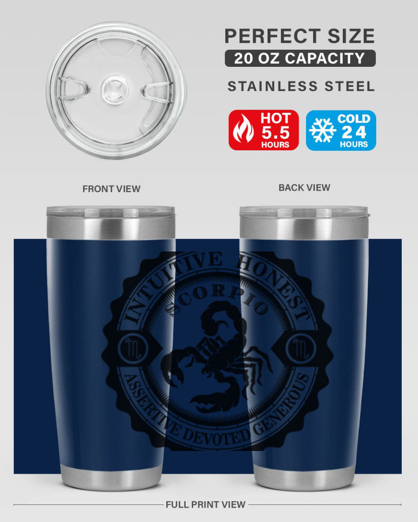 scorpio 31#- zodiac- Tumbler