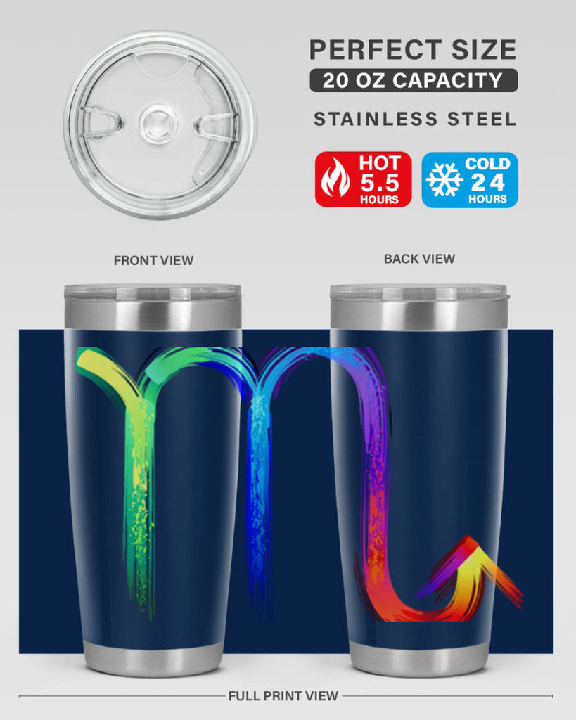 scorpio n 464#- zodiac- Tumbler