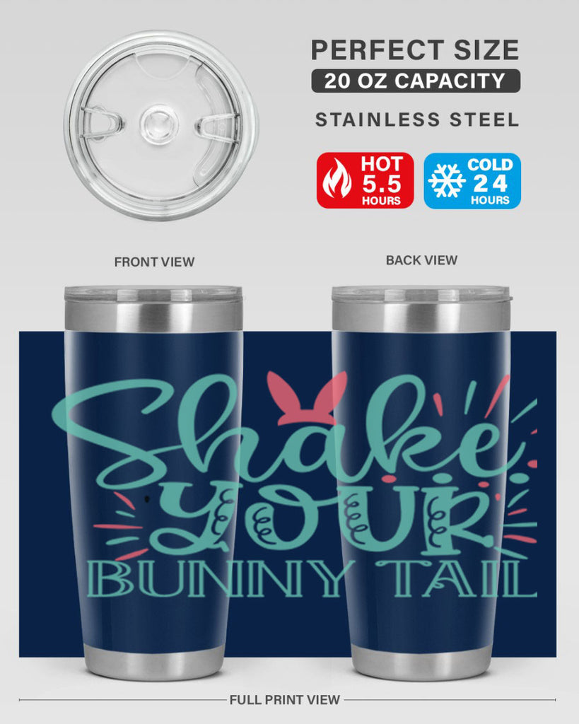 shake your bunny tail 104#- easter- Tumbler