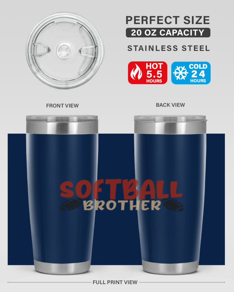 softball brother 2276#- softball- Tumbler