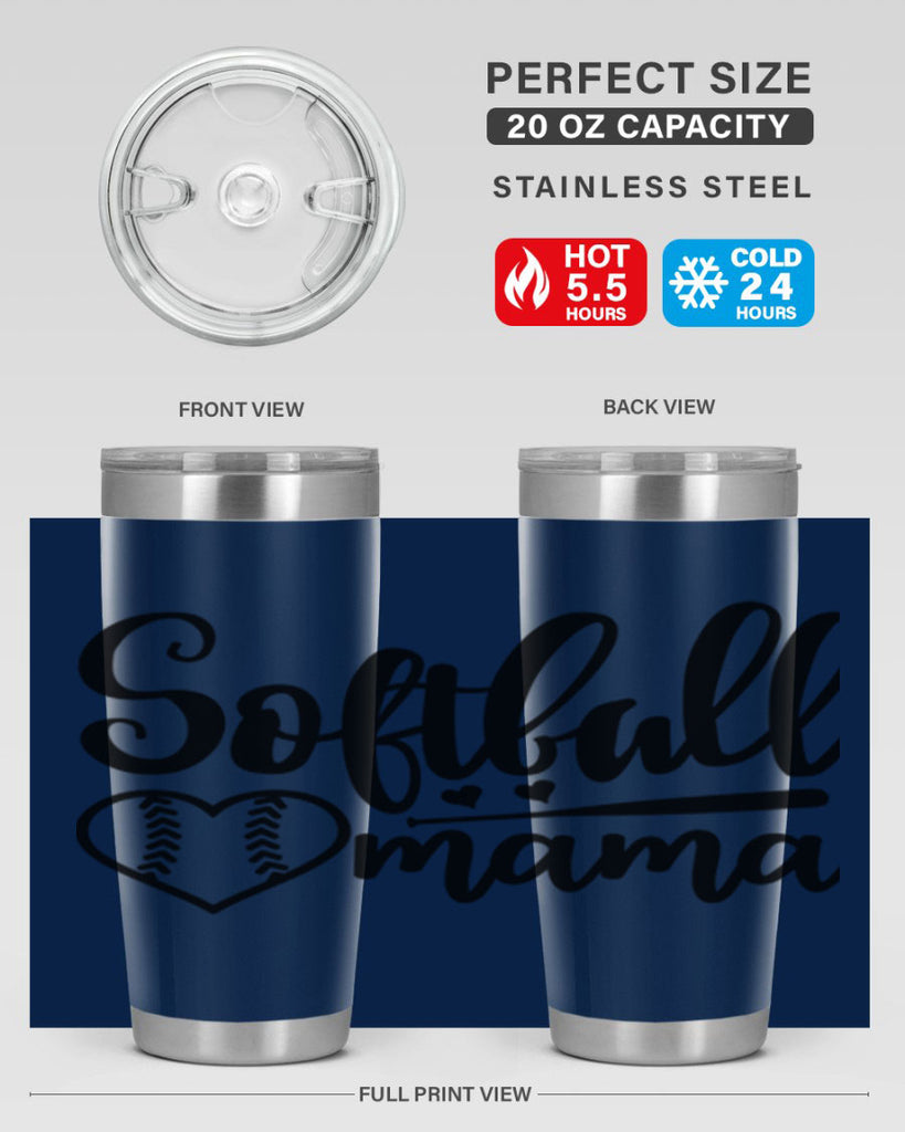 softball mama 2274#- softball- Tumbler