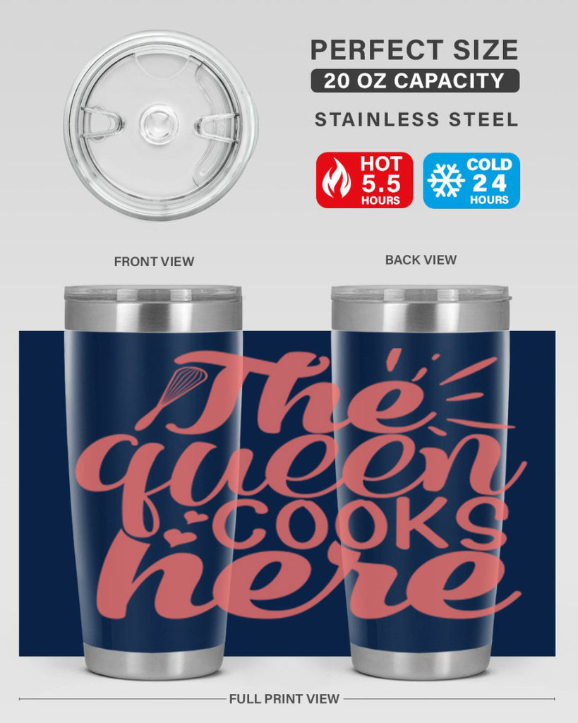 the queen cooks here 9#- kitchen- Tumbler