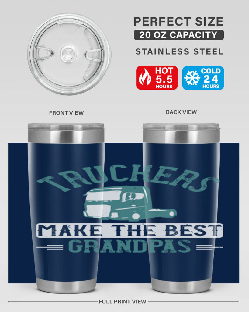 truckers make the best grandpas Style 12#- truck driver- tumbler