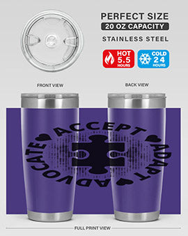 Accept Style 41#- autism- Tumbler