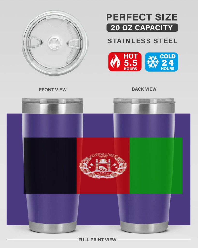 Afghanistan 197#- world flags- Tumbler