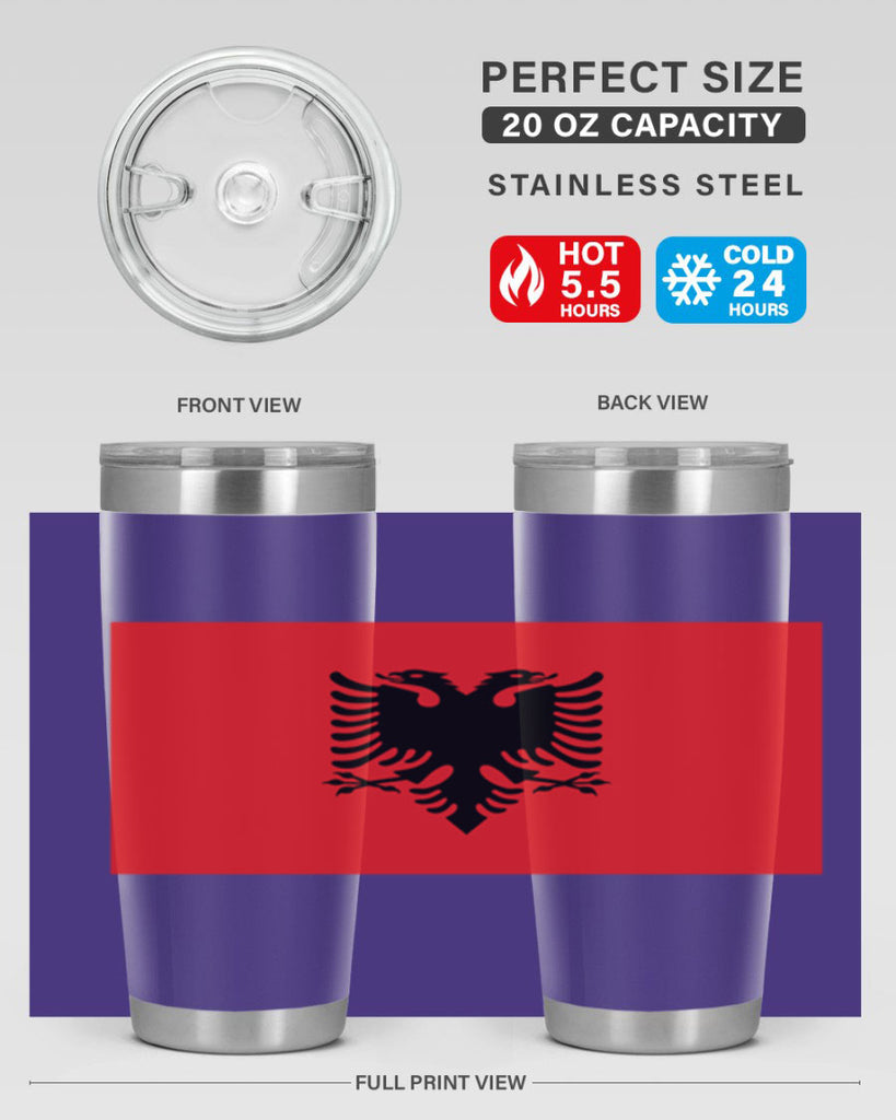 Albania 196#- world flags- Tumbler