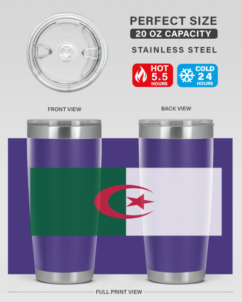 Algeria 195#- world flags- Tumbler