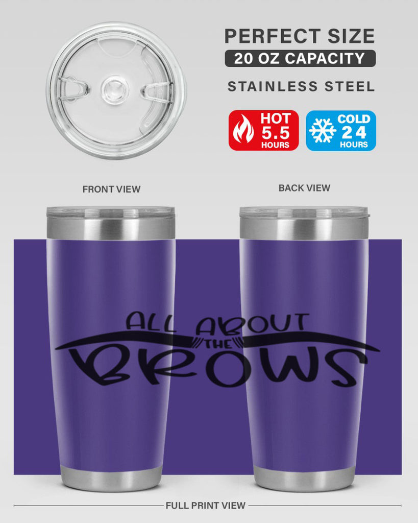 All About The Brows Style 147#- make up- Tumbler
