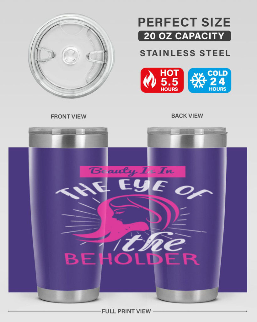 Beauty is in the eye of the beholder Style 169#- make up- Tumbler