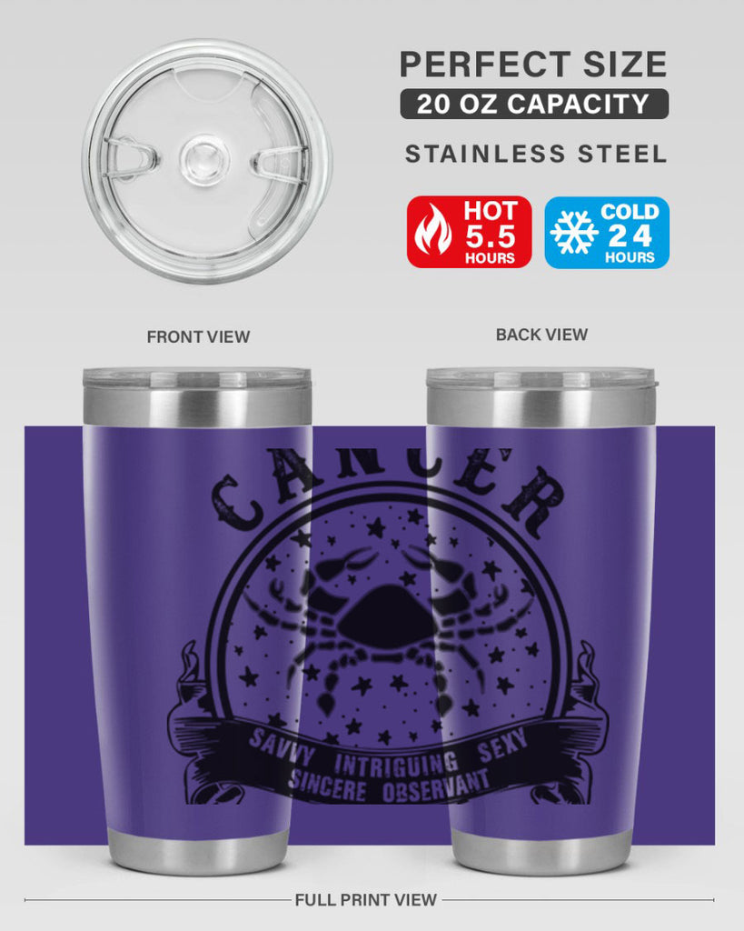 Cancer 13#- zodiac- Tumbler