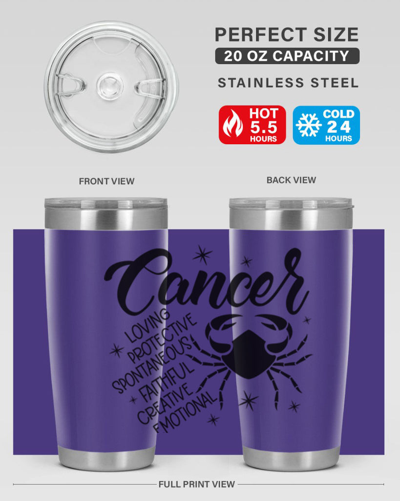 Cancer 151#- zodiac- Tumbler